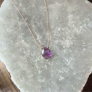Soulku purple fluorite choker